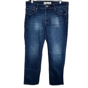 Lee Modern Series Mens Straight Fit Straight Leg Dark Wash Jeans L342 34x32